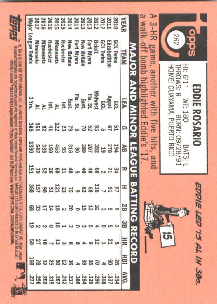 2018 Topps Heritage Baseball Part 2 Main Set Card #251-500 - Picture 25 of 287