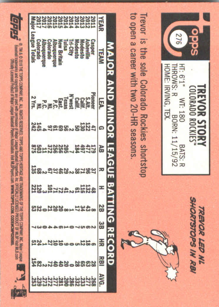 2018 Topps Heritage Baseball Part 2 Main Set Card #251-500 - Picture 51 of 287