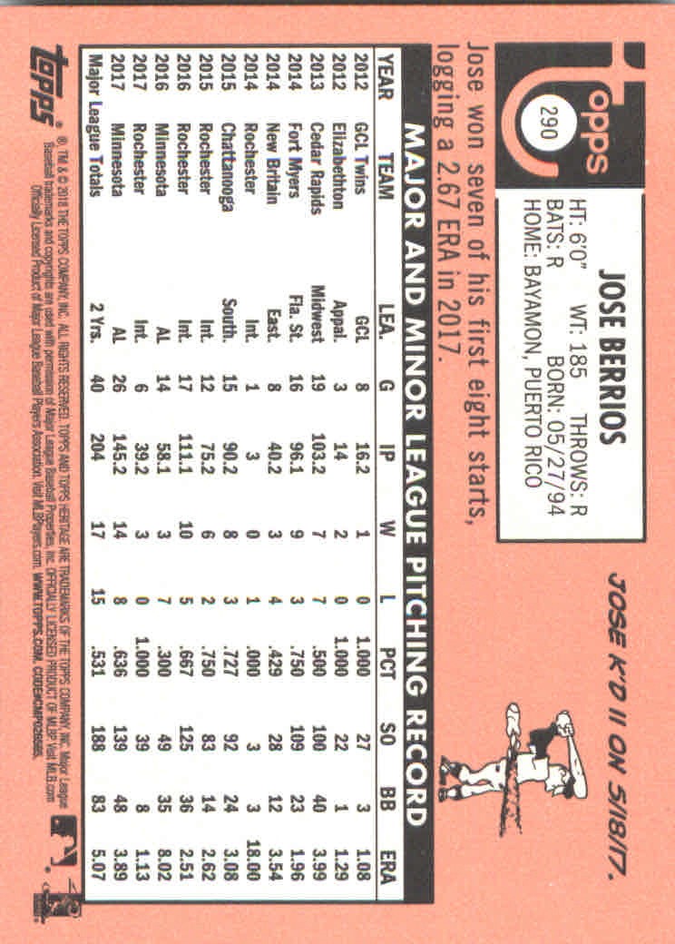 2018 Topps Heritage Baseball Part 2 Main Set Card #251-500 - Picture 77 of 287
