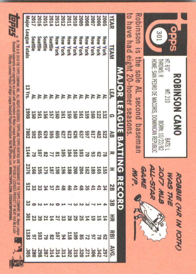 2018 Topps Heritage Baseball Part 2 Main Set Card #251-500 - Picture 97 of 287