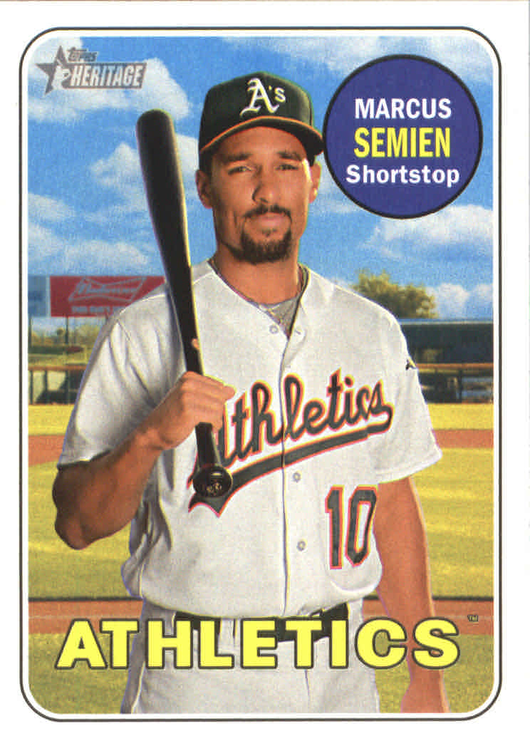 2018 Topps Heritage Baseball Part 2 Main Set Card #251-500 - Picture 178 of 287