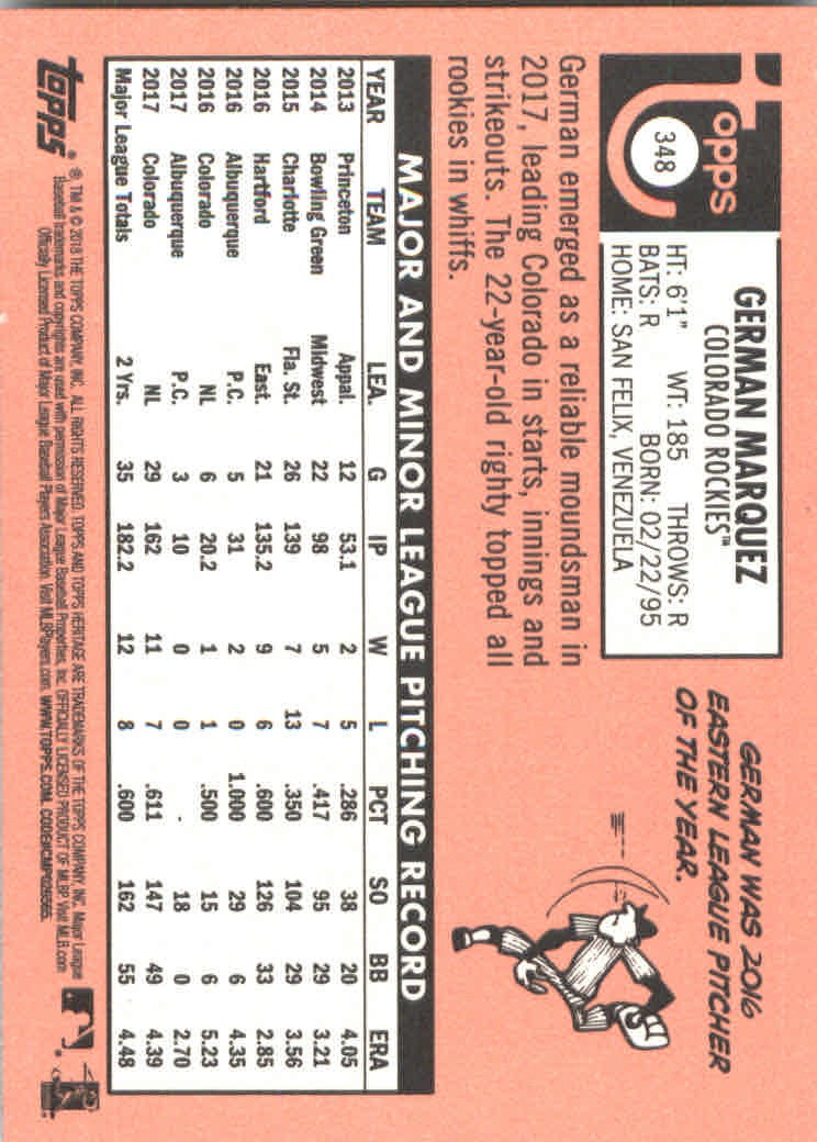 2018 Topps Heritage Baseball Part 2 Main Set Card #251-500 - Picture 183 of 287
