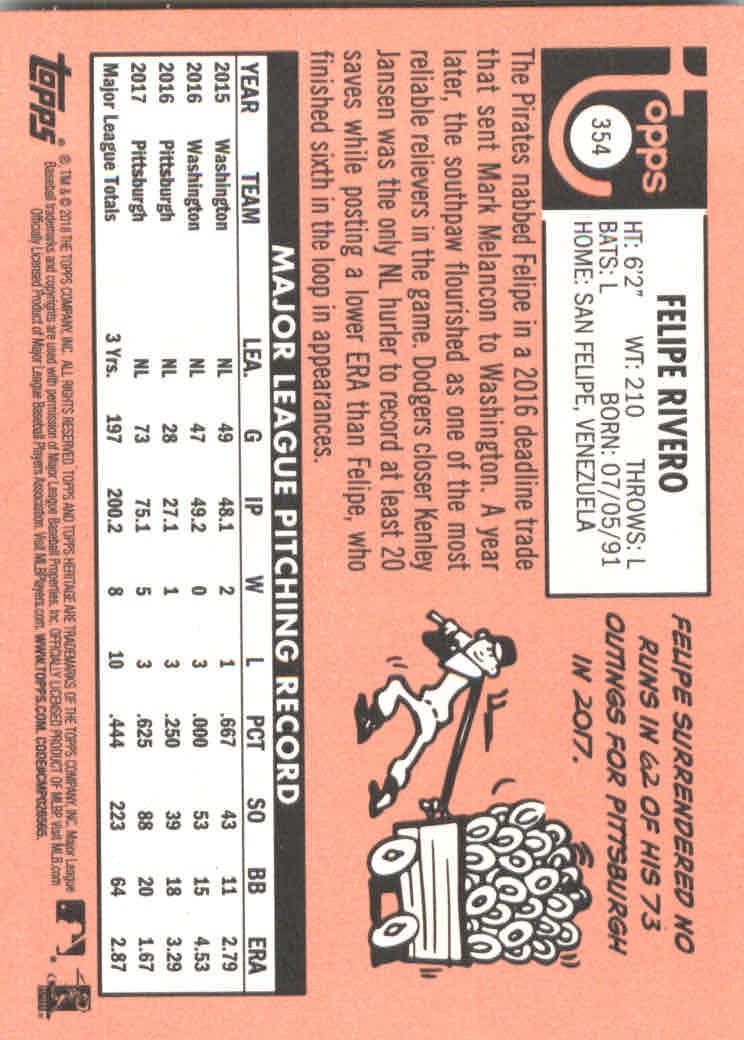 2018 Topps Heritage Baseball Part 2 Main Set Card #251-500 - Picture 195 of 287