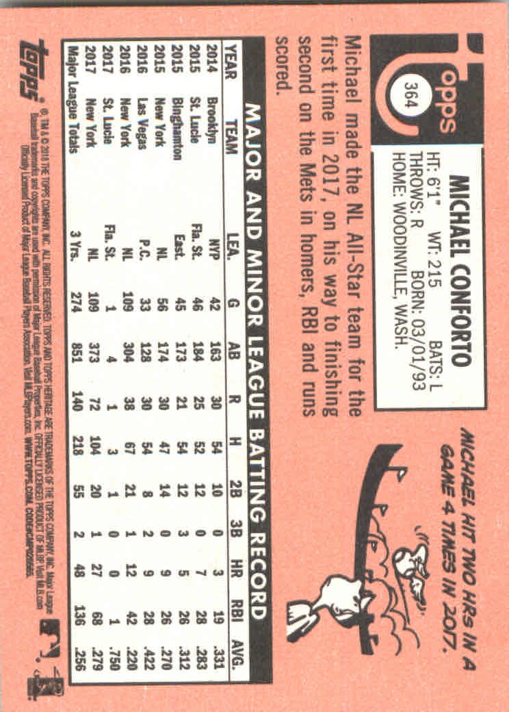 2018 Topps Heritage Baseball Part 2 Main Set Card #251-500 - Picture 215 of 287