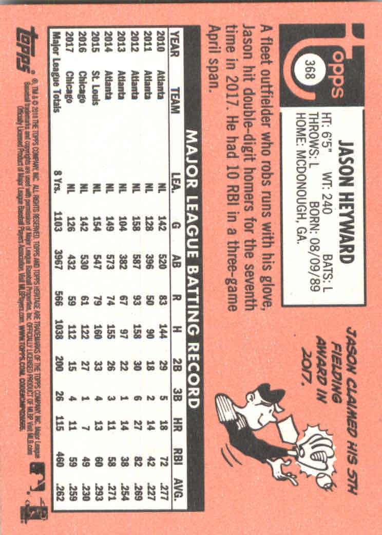2018 Topps Heritage Baseball Part 2 Main Set Card #251-500 - Picture 223 of 287