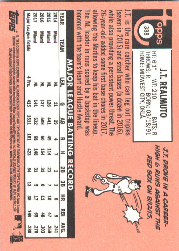 2018 Topps Heritage Baseball Part 2 Main Set Card #251-500 - Picture 263 of 287