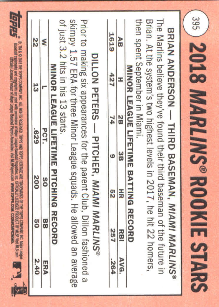2018 Topps Heritage Baseball Part 2 Main Set Card #251-500 - Picture 277 of 287