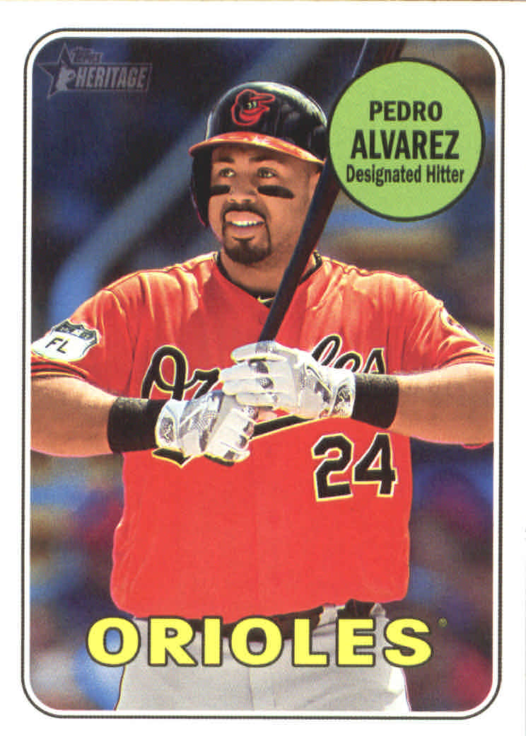 2018 Topps Heritage High Series Baseball Part 1 Main Set Cards #501 to #725 - Picture 12 of 435