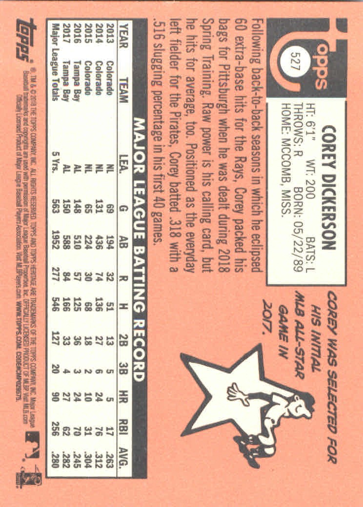 2018 Topps Heritage High Series Baseball Part 1 Main Set Cards #501 to #725 - Picture 51 of 435