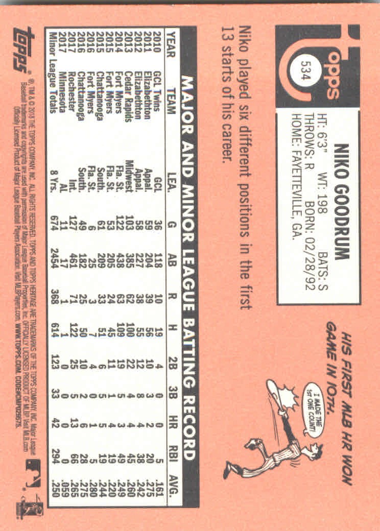 2018 Topps Heritage High Series Baseball Part 1 Main Set Cards #501 to #725 - Picture 65 of 435