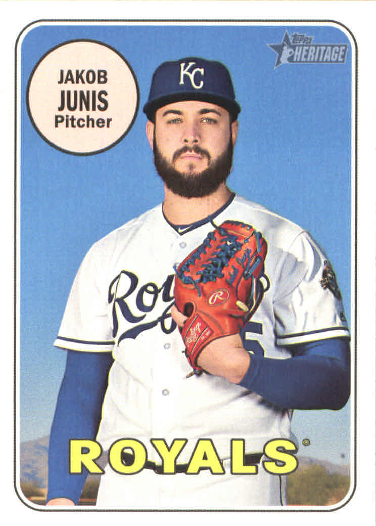 2018 Topps Heritage High Series Baseball Part 1 Main Set Cards #501 to #725 - Picture 74 of 435