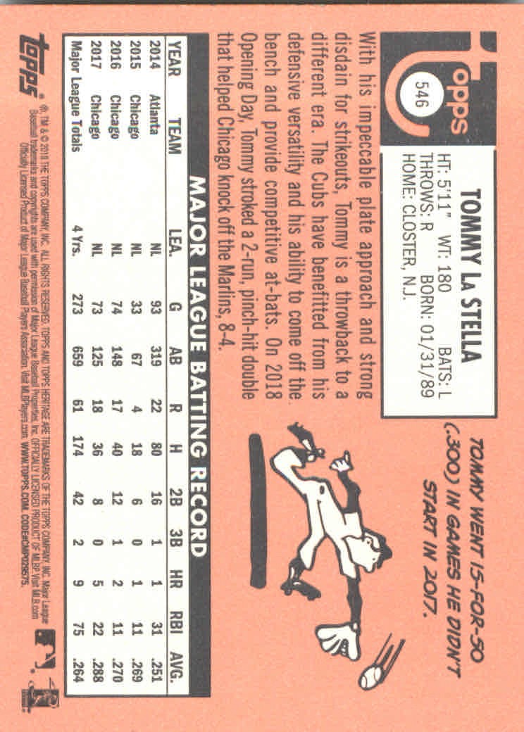 2018 Topps Heritage High Series Baseball Part 1 Main Set Cards #501 to #725 - Picture 89 of 435
