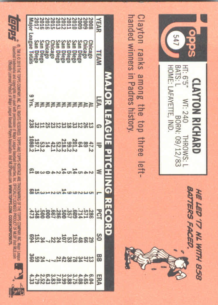 2018 Topps Heritage High Series Baseball Part 1 Main Set Cards #501 to #725 - Picture 91 of 435