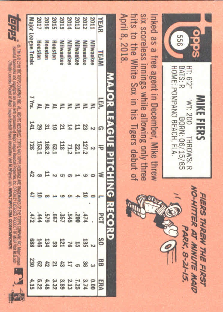 2018 Topps Heritage High Series Baseball Part 1 Main Set Cards #501 to #725 - Picture 109 of 435