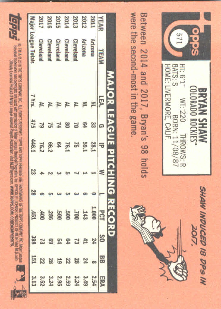 2018 Topps Heritage High Series Baseball Part 1 Main Set Cards #501 to #725 - Picture 139 of 435