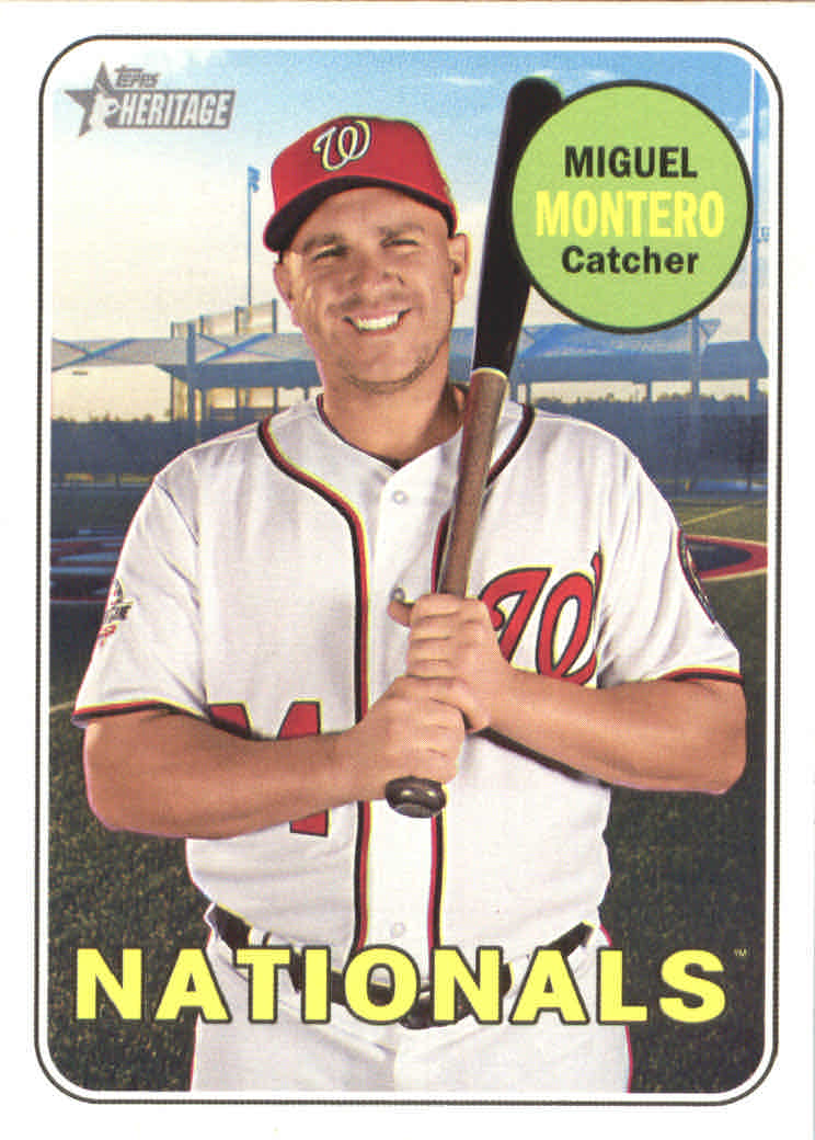 2018 Topps Heritage High Series Baseball Part 1 Main Set Cards #501 to #725 - Picture 144 of 435