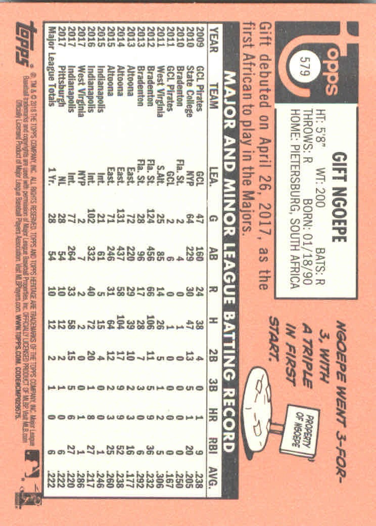 2018 Topps Heritage High Series Baseball Part 1 Main Set Cards #501 to #725 - Picture 153 of 435