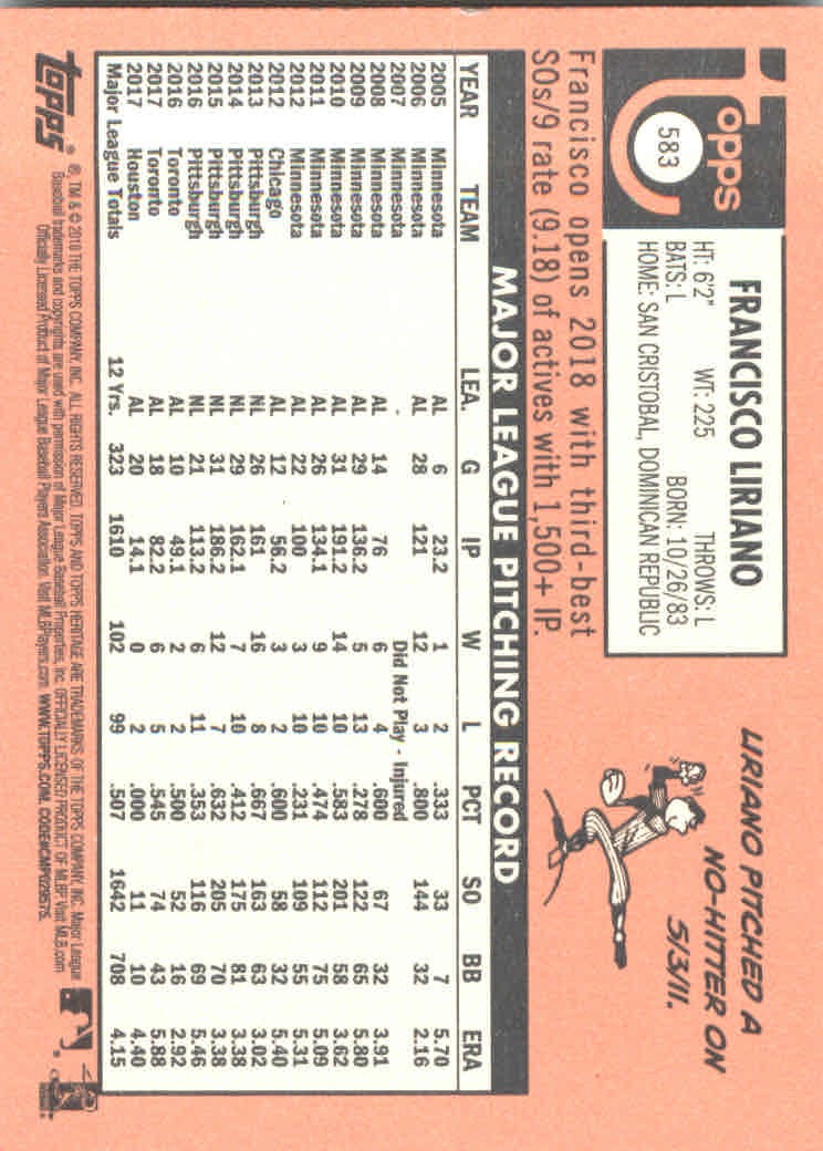 2018 Topps Heritage High Series Baseball Part 1 Main Set Cards #501 to #725 - Picture 159 of 435