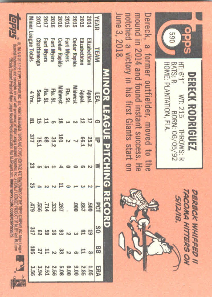 2018 Topps Heritage High Series Baseball Part 1 Main Set Cards #501 to #725 - Picture 173 of 435