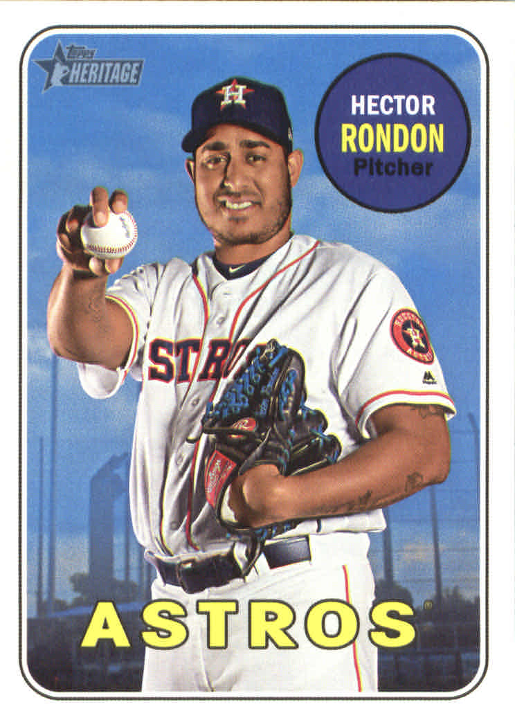 2018 Topps Heritage High Series Baseball Part 1 Main Set Cards #501 to #725 - Picture 184 of 435