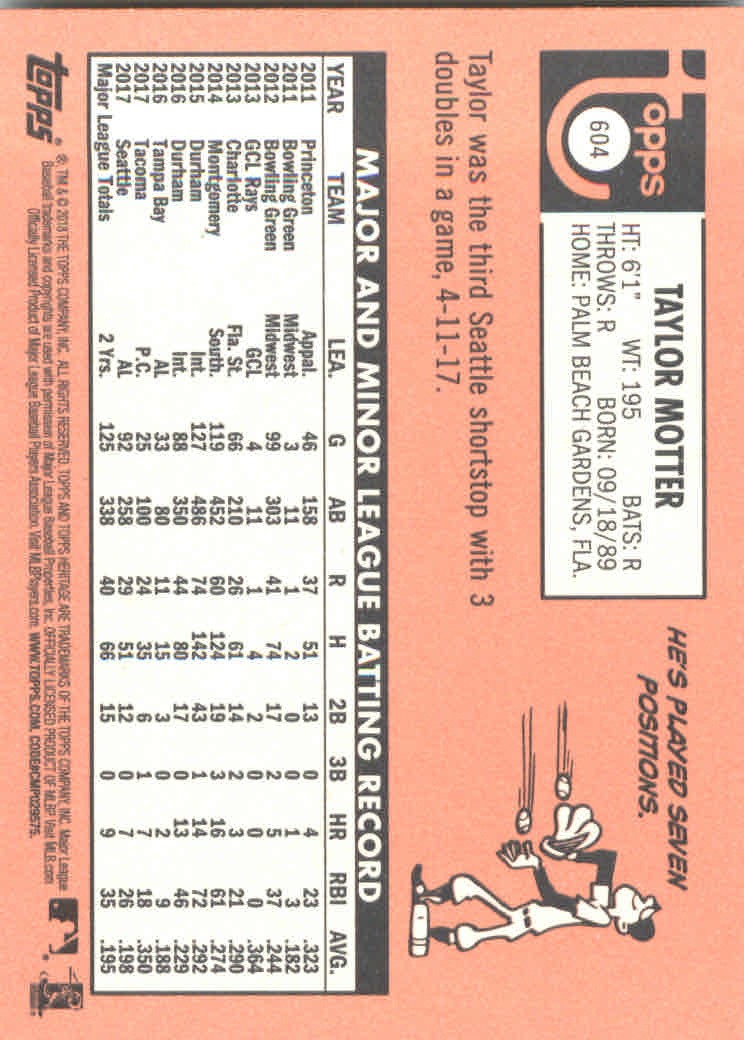 2018 Topps Heritage High Series Baseball Part 1 Main Set Cards #501 to #725 - Picture 199 of 435