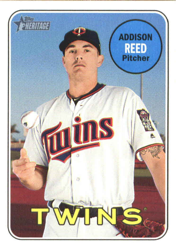 2018 Topps Heritage High Series Baseball Part 1 Main Set Cards #501 to #725 - Picture 204 of 435