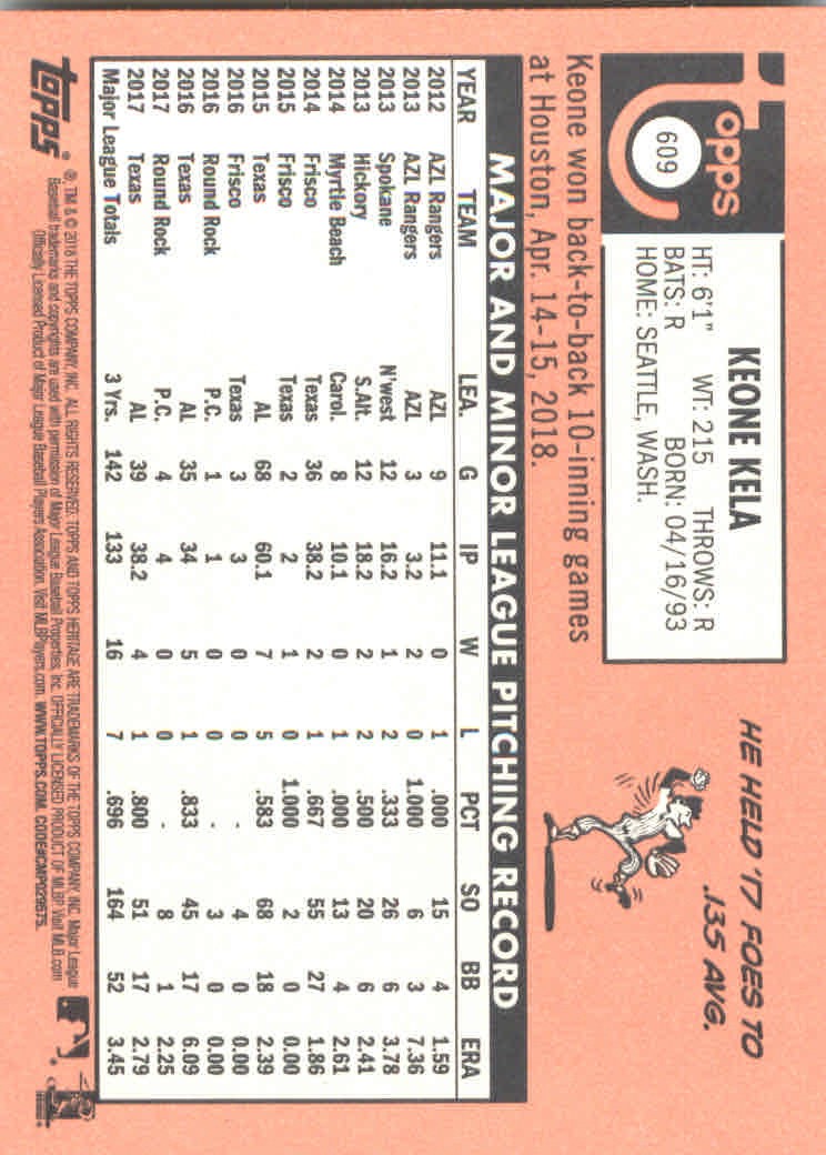 2018 Topps Heritage High Series Baseball Part 1 Main Set Cards #501 to #725 - Picture 209 of 435
