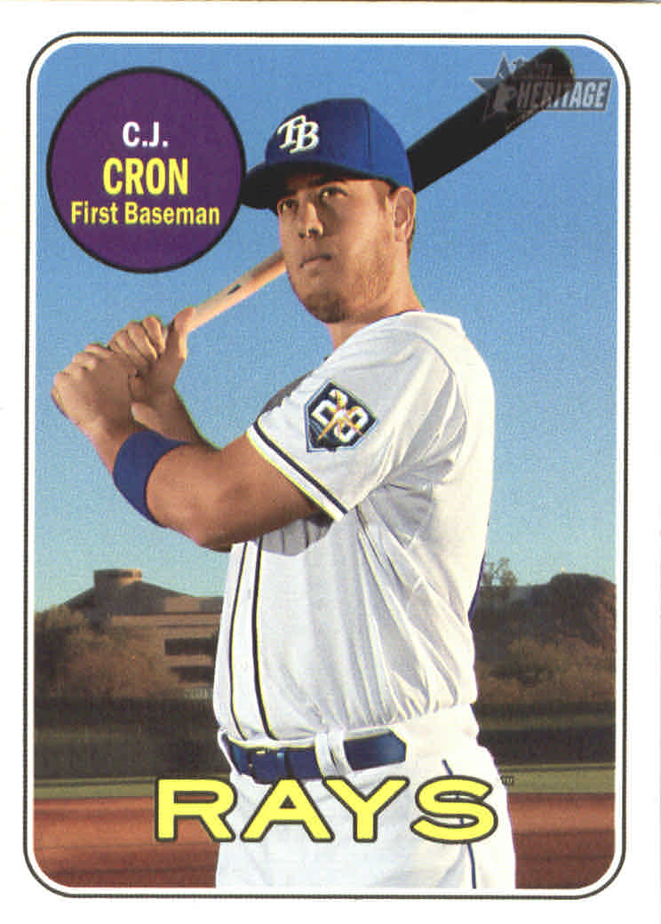 2018 Topps Heritage High Series Baseball Part 1 Main Set Cards #501 to #725 - Picture 210 of 435