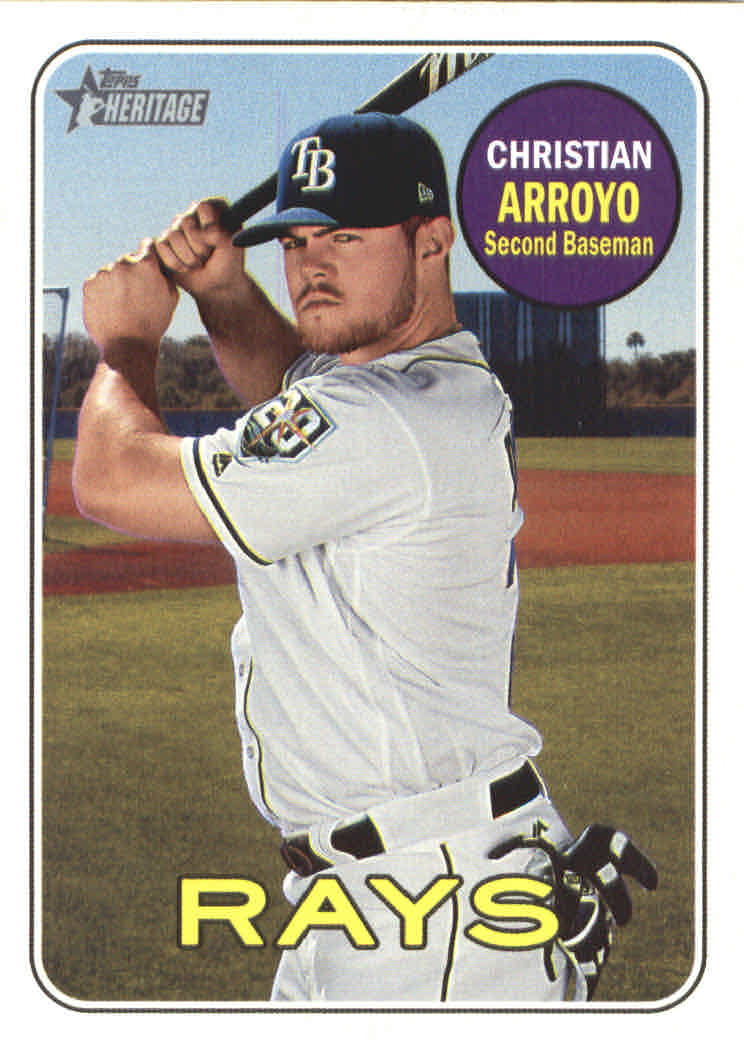 2018 Topps Heritage High Series Baseball Part 1 Main Set Cards #501 to #725 - Picture 216 of 435