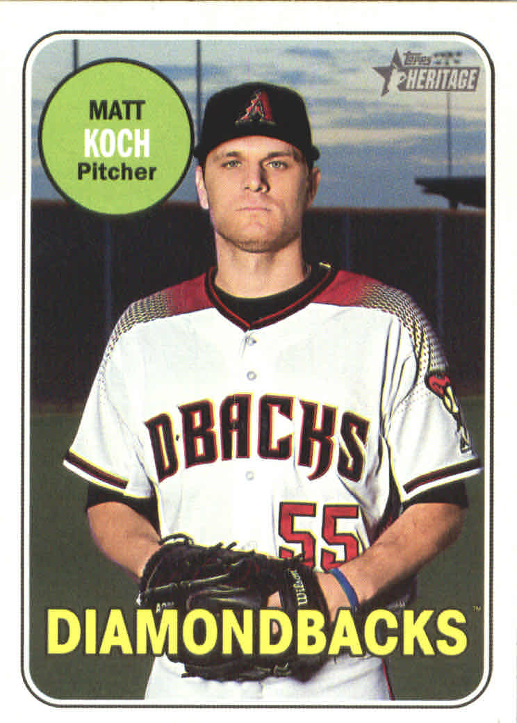 2018 Topps Heritage High Series Baseball Part 1 Main Set Cards #501 to #725 - Picture 220 of 435
