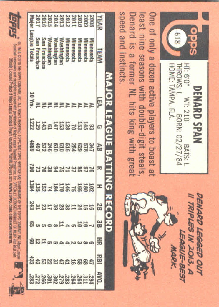 2018 Topps Heritage High Series Baseball Part 1 Main Set Cards #501 to #725 - Picture 227 of 435