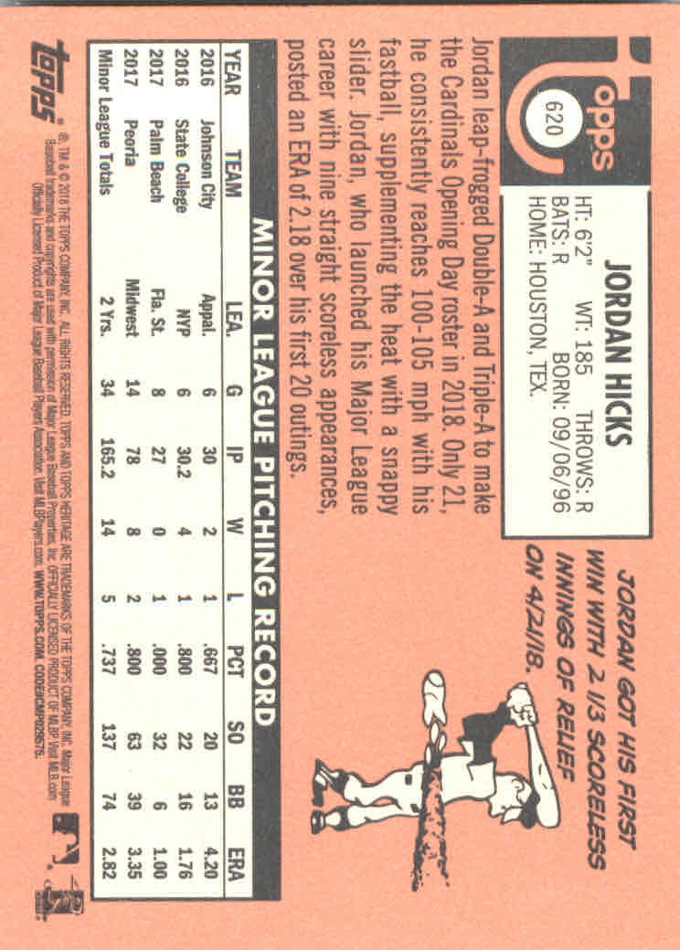 2018 Topps Heritage High Series Baseball Part 1 Main Set Cards #501 to #725 - Picture 231 of 435