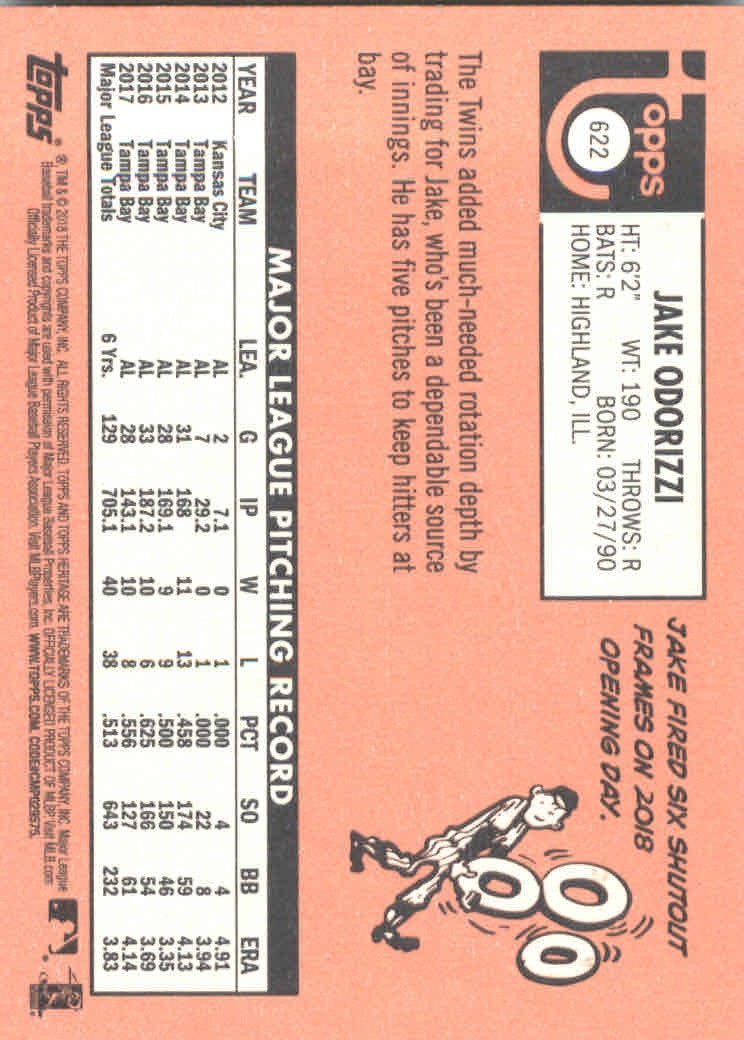 2018 Topps Heritage High Series Baseball Part 1 Main Set Cards #501 to #725 - Picture 235 of 435