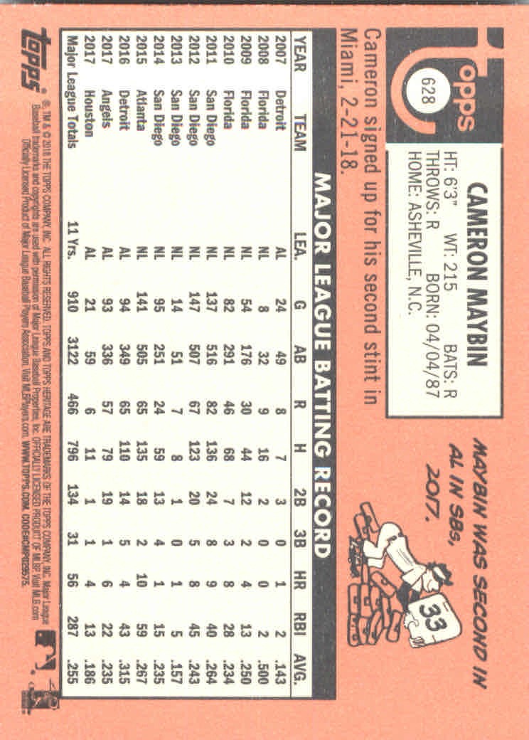 2018 Topps Heritage High Series Baseball Part 1 Main Set Cards #501 to #725 - Picture 247 of 435