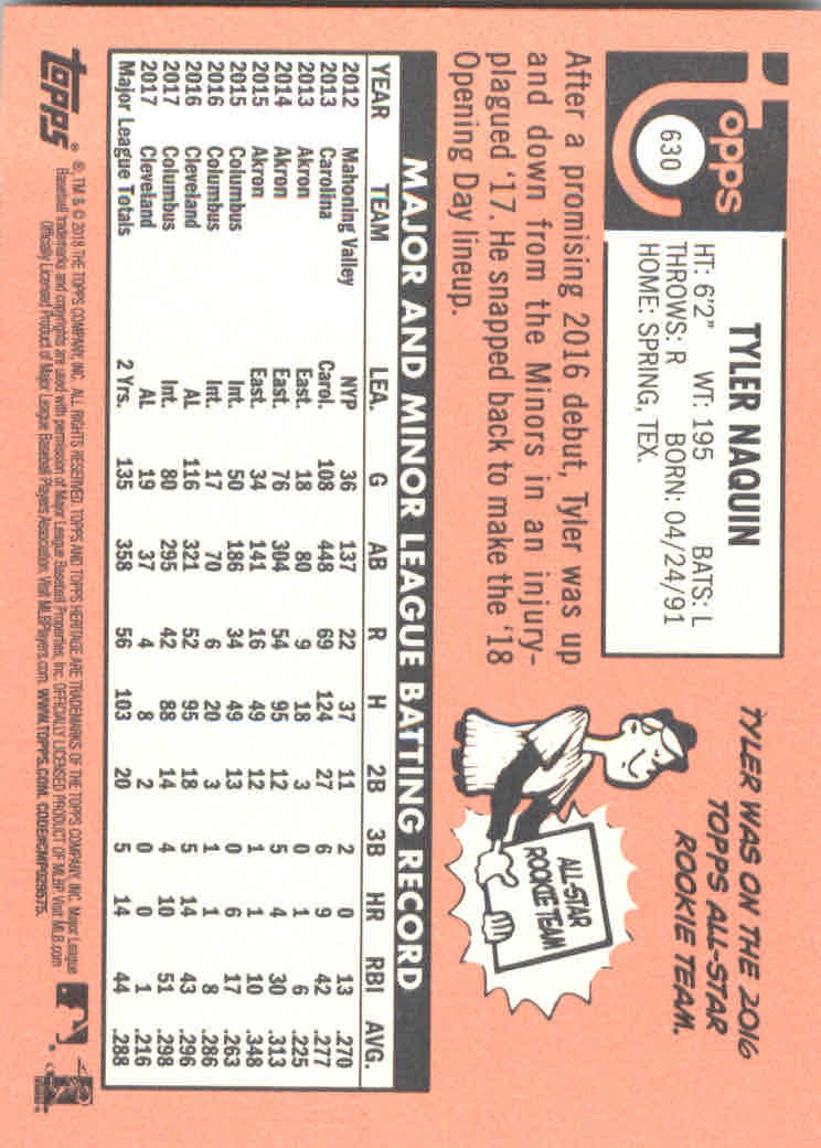 2018 Topps Heritage High Series Baseball Part 1 Main Set Cards #501 to #725 - Picture 251 of 435
