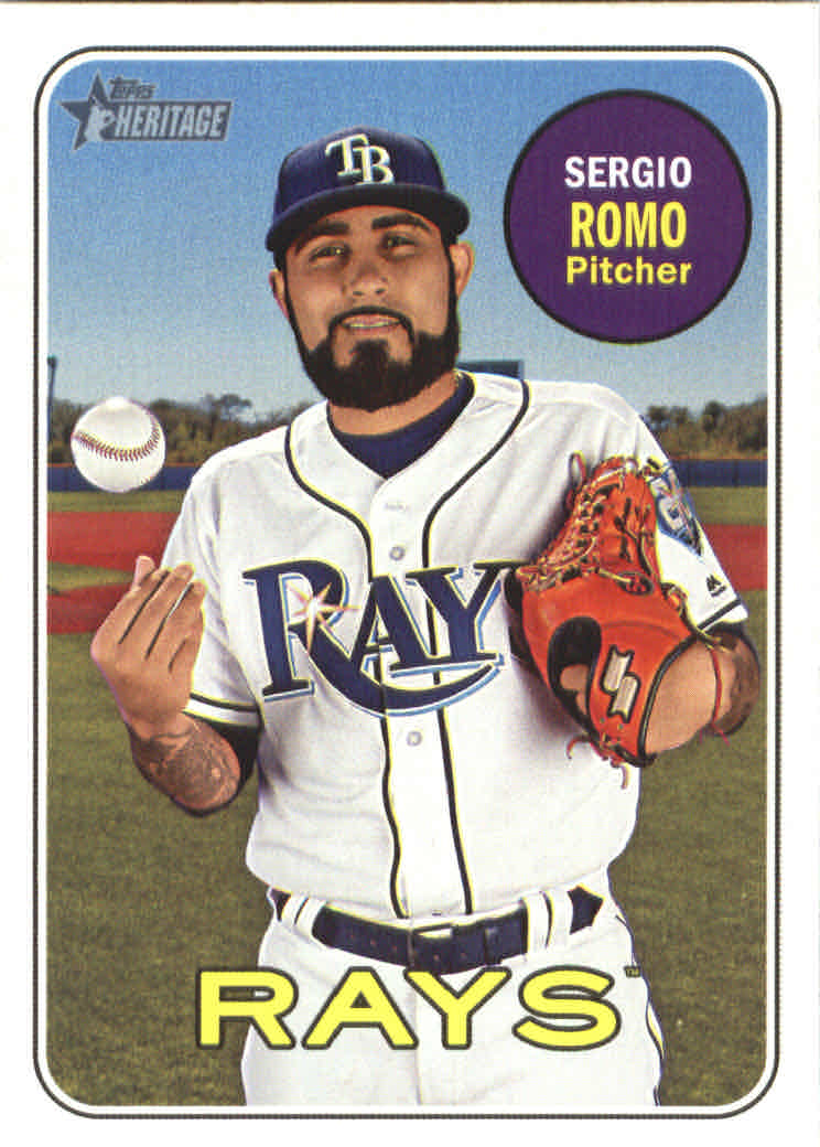 2018 Topps Heritage High Series Baseball Part 1 Main Set Cards #501 to #725 - Picture 254 of 435