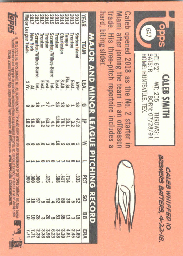 2018 Topps Heritage High Series Baseball Part 1 Main Set Cards #501 to #725 - Picture 283 of 435