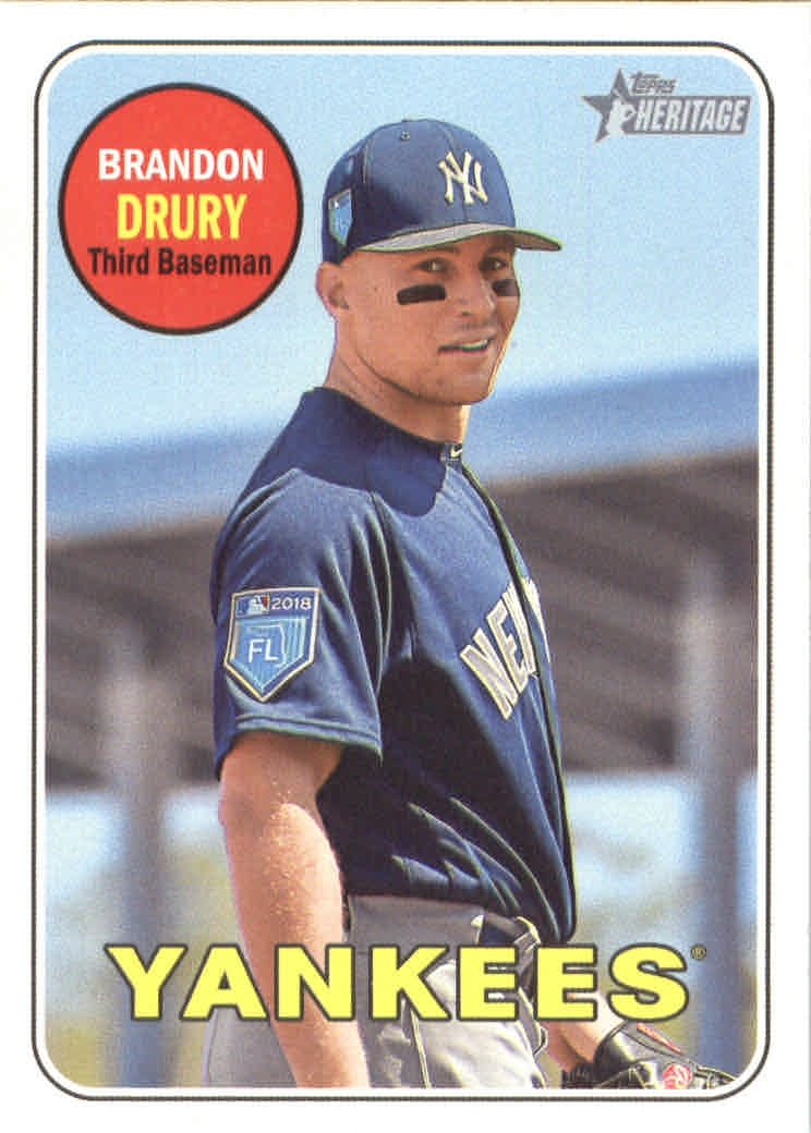 2018 Topps Heritage High Series Baseball Part 1 Main Set Cards #501 to #725 - Picture 296 of 435