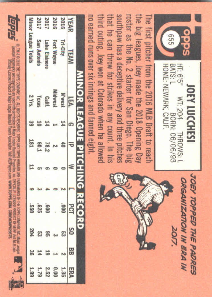 2018 Topps Heritage High Series Baseball Part 1 Main Set Cards #501 to #725 - Picture 299 of 435