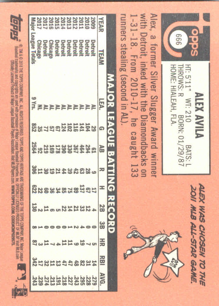 2018 Topps Heritage High Series Baseball Part 1 Main Set Cards #501 to #725 - Picture 321 of 435