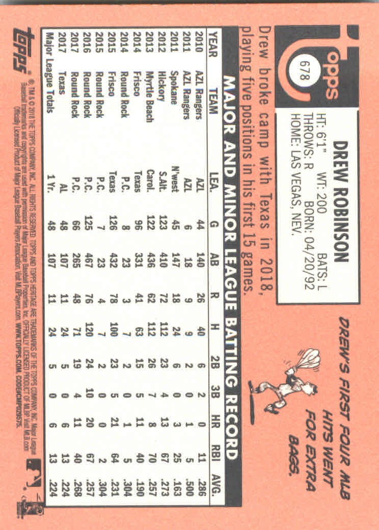 2018 Topps Heritage High Series Baseball Part 1 Main Set Cards #501 to #725 - Picture 345 of 435