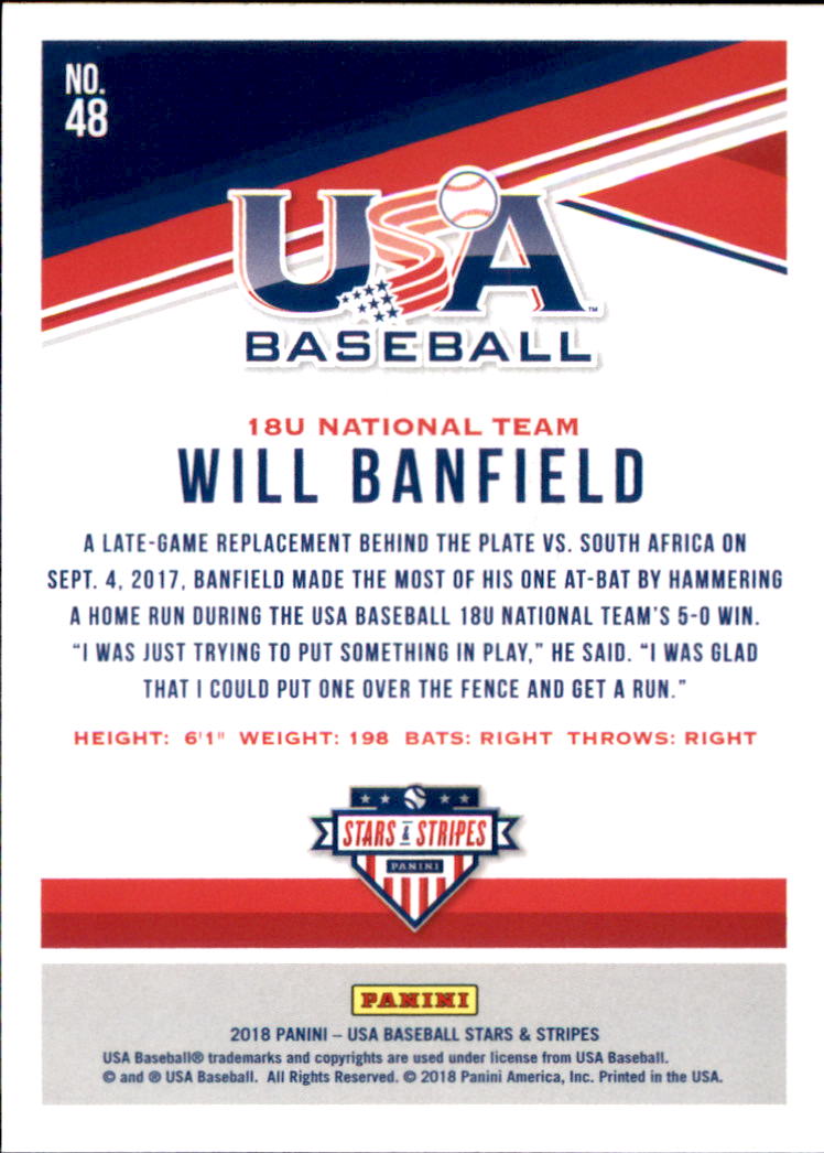 2018 USA Baseball Stars and Stripes Longevity Parallel Baseball Card Pick - Picture 79 of 161