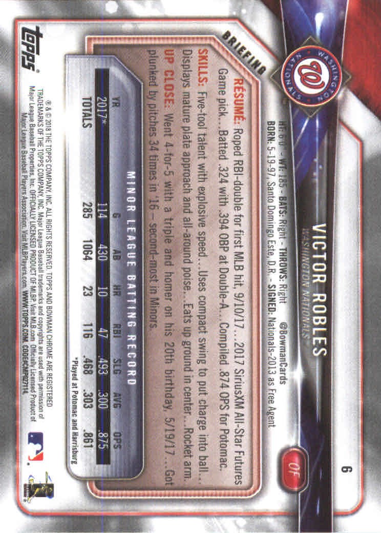 2018 Bowman Baseball Main Set and Parallel Cards - Picture 13 of 202