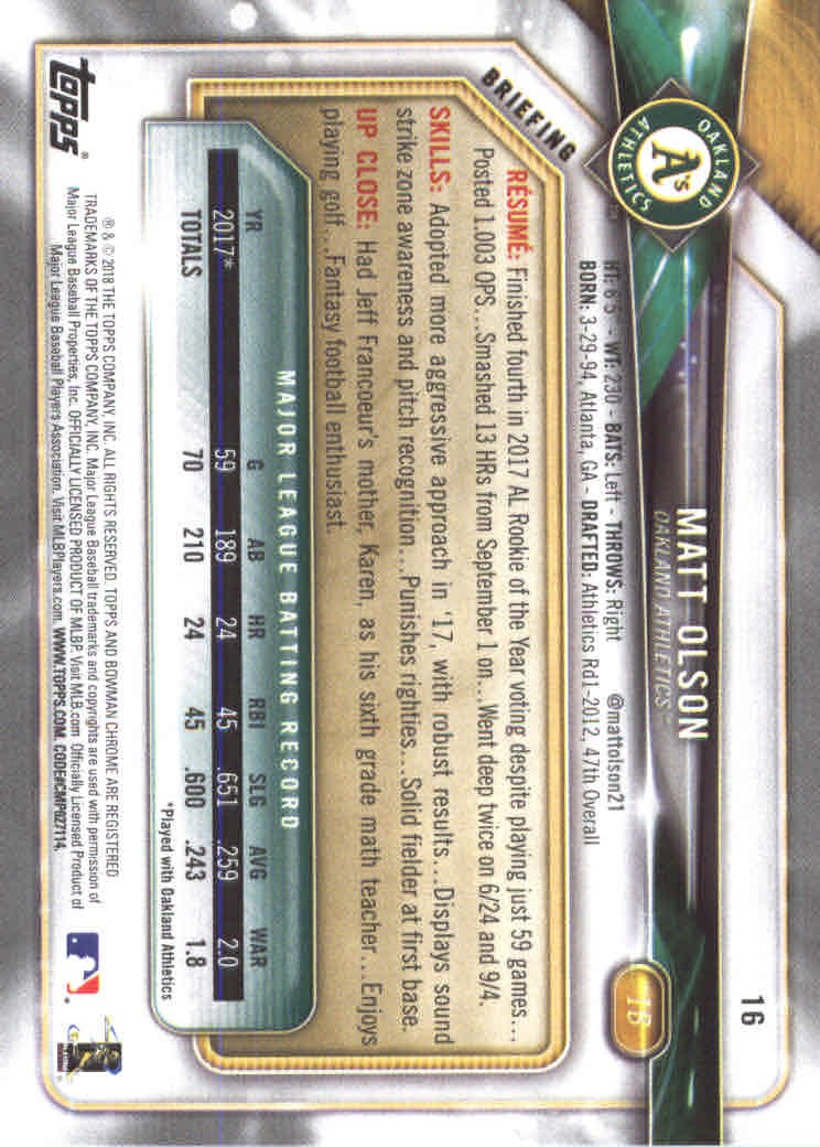 2018 Bowman Baseball Main Set and Parallel Cards - Picture 33 of 202