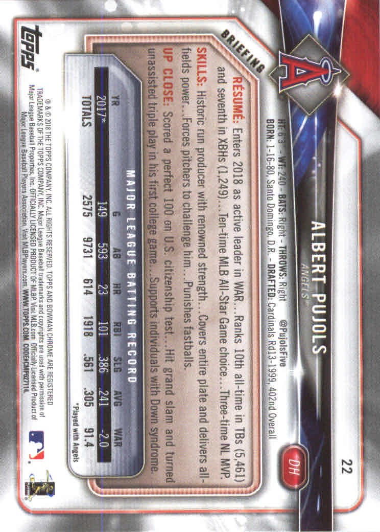 2018 Bowman Baseball Main Set and Parallel Cards - Picture 45 of 202