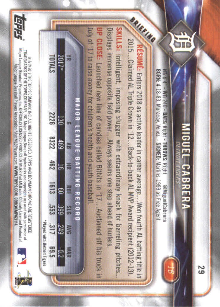 2018 Bowman Baseball Main Set and Parallel Cards - Picture 59 of 202