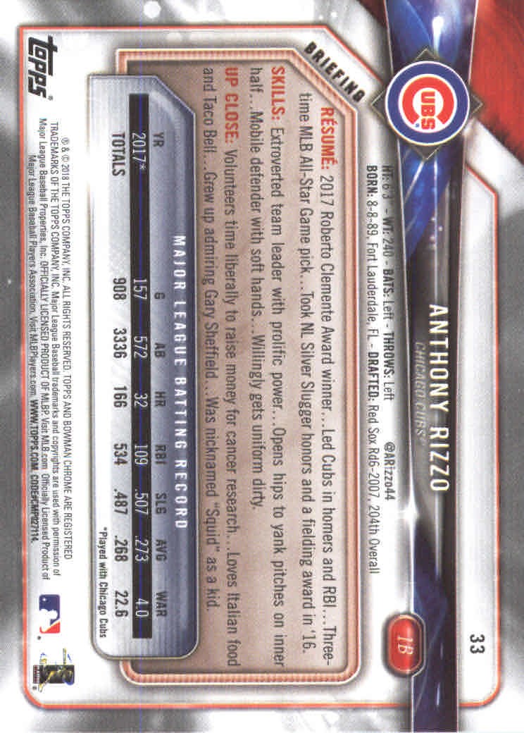 2018 Bowman Baseball Main Set and Parallel Cards - Picture 67 of 202