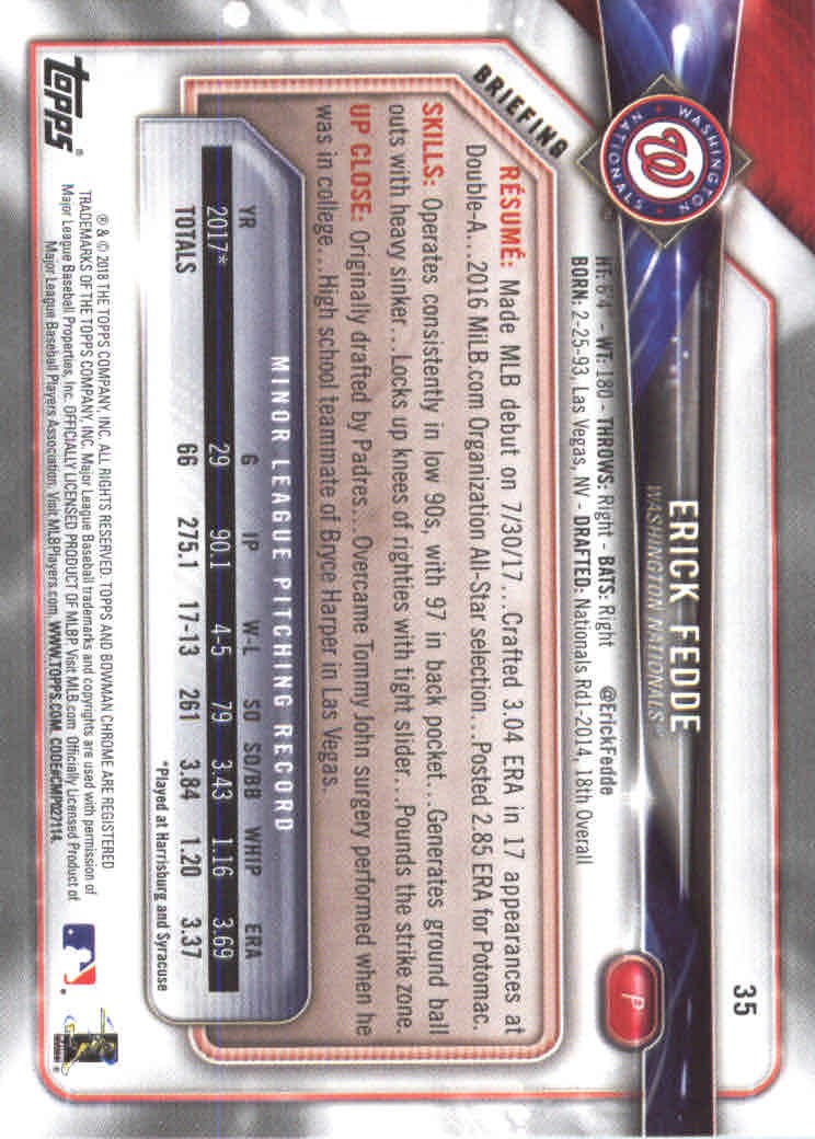 2018 Bowman Baseball Main Set and Parallel Cards - Picture 71 of 202