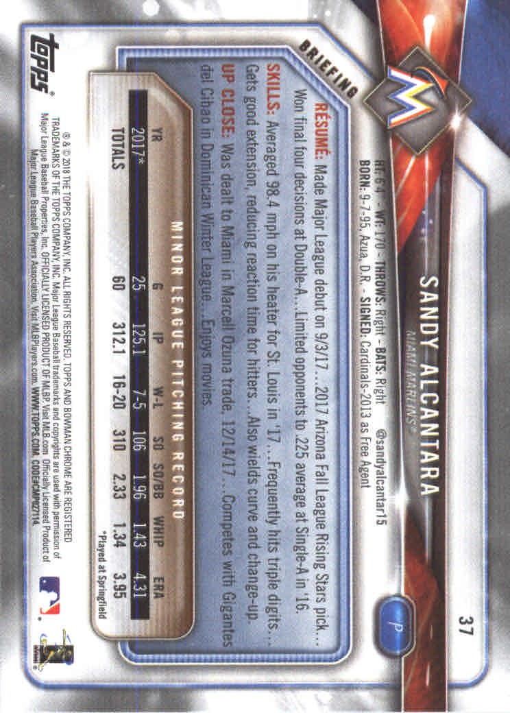 2018 Bowman Baseball Main Set and Parallel Cards - Picture 75 of 202
