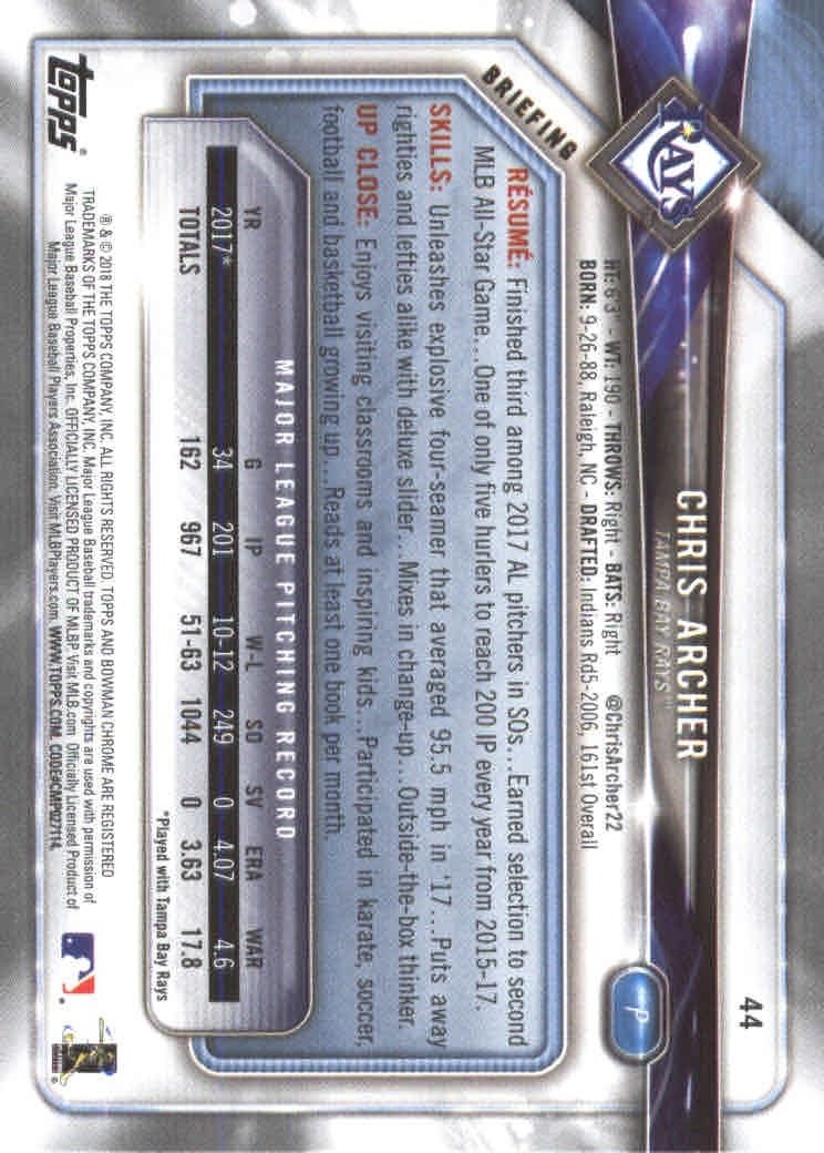 2018 Bowman Baseball Main Set and Parallel Cards - Picture 89 of 202
